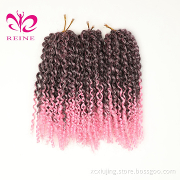 cheap 8 inch crochet hair braid mali bob afro kinky curly hair extension